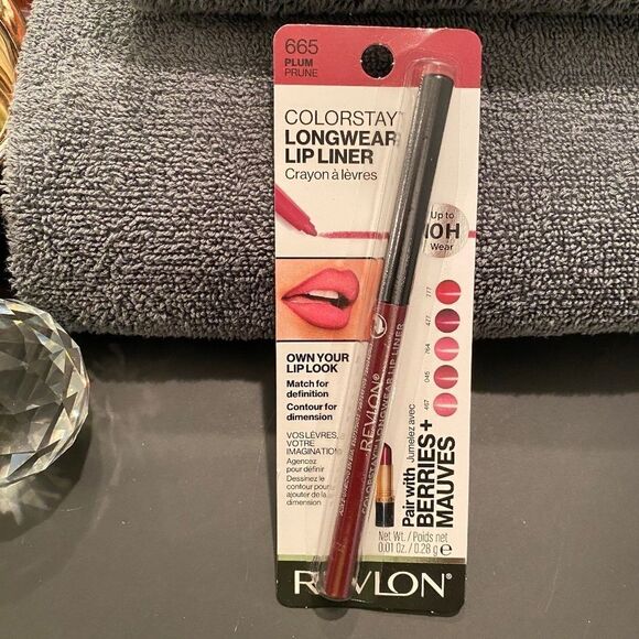 1052 Revlon Colorstay Longwear Lip Liner Makeup For Perfect Lips #665 Plum NWT - Picture 1 of 6
